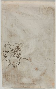Figurstudier (verso) af Salvator Rosa