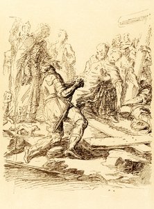 Fund af korset af Salvator Rosa