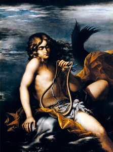 Arion på delfinen, af Salvator Rosa (1615-1673), olie på lærred af Salvator Rosa