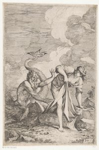 Scylla flygter fra Glaucus af Salvator Rosa