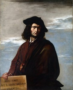 Selvportræt, ca. 1645 (olie på lærred) af Salvator Rosa
