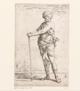 Soldat med kamphammer Små figurer (serietitel) Figur (serietitel) af Salvator Rosa