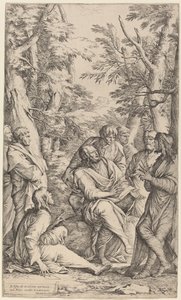 Akademiet af Platon af Salvator Rosa