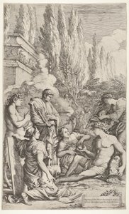 The Genius of Salvator Rosa, ca. 1662. af Salvator Rosa