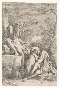 Tiberinus viser sig for Æneas af Salvator Rosa