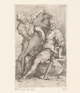 To soldater Små figurer (serietitel) Figur (serietitel) af Salvator Rosa