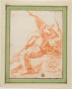 Kriger i hvile af Salvator Rosa