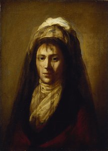 Portræt af grevinde Jekaterina Petrovna Rostopchina 1776-1859 iført slør af Salvatore Tonci