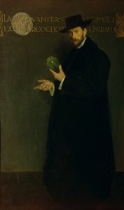 Portræt af Galileo Chini (1873-1956) (olie på lærred) af Salvino Tofanari