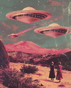 Møde med et UFO i ørkenen af Samantha Hearn