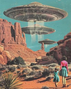 Møde med et UFO i ørkenen af Samantha Hearn