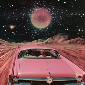 Pink Car Cosmic Drive af Samantha Hearn