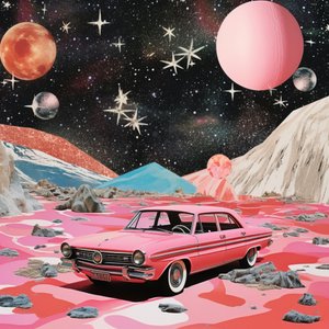 Pink bil-fantasi af Samantha Hearn
