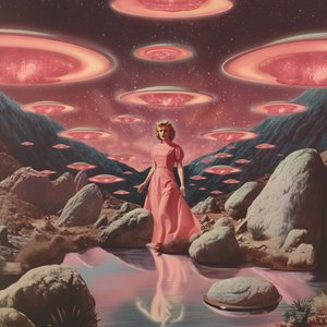 Retro-ørken-UFO