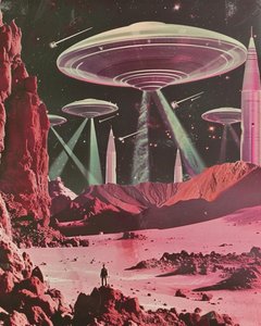 Retro Sci-Fi-invasion af Samantha Hearn