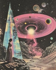 Surrealistisk kosmisk vision