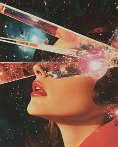 Den surrealistiske galaksekvinde af Samantha Hearn