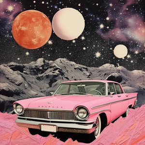 Vintage Pink Space Drive af Samantha Hearn