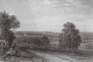 Australien: On the Plenty, nær Melbourne (gravering) af Samuel (after) Prout