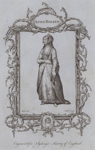 Anne Boleyn (gravering) af Samuel (after) Wale