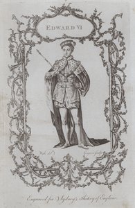 Edward VI (gravering) af Samuel (after) Wale
