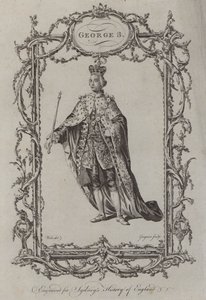 George 3 (gravering) af Samuel (after) Wale