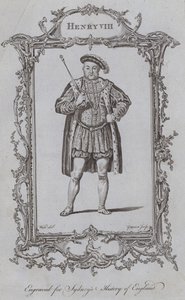 Henrik VIII (gravering) af Samuel (after) Wale