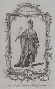 Henrik VII (gravering) af Samuel (after) Wale