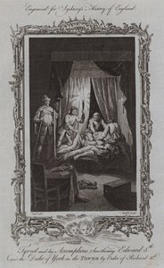 Tyrrel og hans medskyldige kvæler Edward V og hertugen af York i tårnet efter Richard III