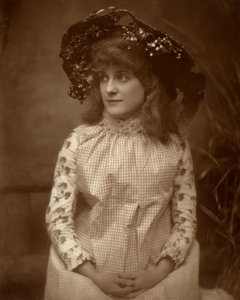 Minnie Palmer, amerikansk skuespillerinde, 1884 af Samuel A Walker