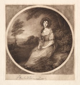 Mrs. Sheridan, det 19.-20. århundrede. af Samuel Arlent Edwards