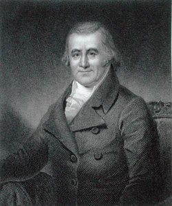 Caspar Wistar (1761-1818) graveret af William G. Jackman (fl.c.1841-60) (gravering) af Samuel Bell (after) Waugh