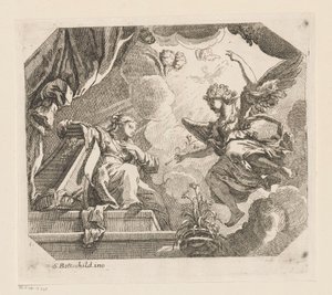 Bebudelse til Maria Forskellige designs (serietitel) Opera Varia Historica, Poetica & Iconologica (serietitel)