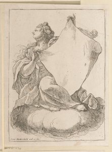 Kvinde med en klud i hænderne Forskellige designs (serietitel) Opera Varia Historica, Poetica & Iconologica (serietitel)