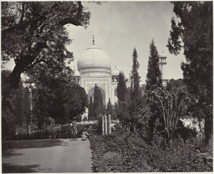 Udsigt over Taj Mahal og dens have The Taj, from the Garden (original titel) The Taj (titel på objekt)