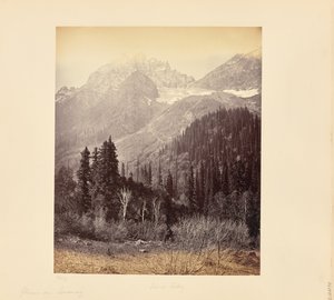 Gletsjere nær Sonamurg af Samuel Bourne