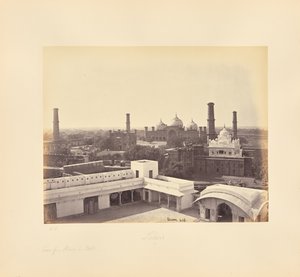 Lahore; udsigt fra paladset i fortet af Samuel Bourne