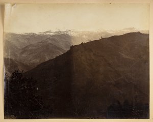 Bjerglandskab ved Darjeeling,  fra 