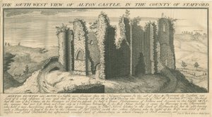Alton Castle: engraving, 1731dani