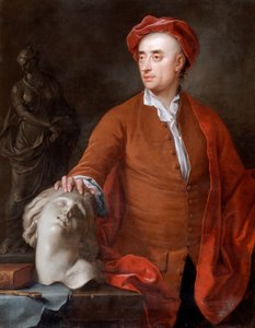 Portrait of John Michael Rysbrack, presumed, 18th century. dani