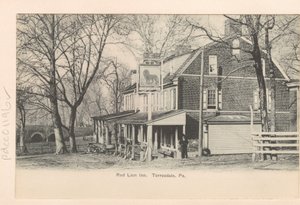 Red Lion Inn. Torresdale, Pennsylvania (s/h-foto) af Samuel Castner