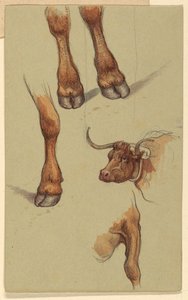 Tegning, Skitser fra Narragensett, Rhode Island, 1871 af Samuel Colman