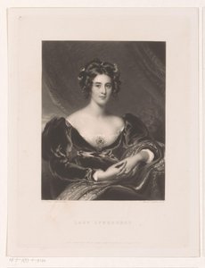 Portret af Sarah Garay Lyndhurst Lady Lyndhurst (titel på objekt)