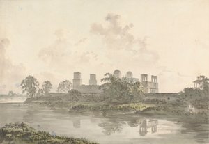 Udsigt over et fort af Samuel Davis