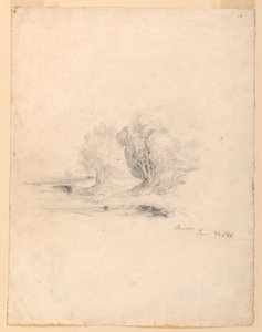 Bæk og træer af Samuel Finley Breese Morse