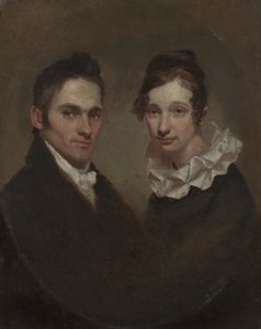 Pastor Hiram Bingham og Sybil Moseley Bingham (1789 af Samuel Finley Breese Morse