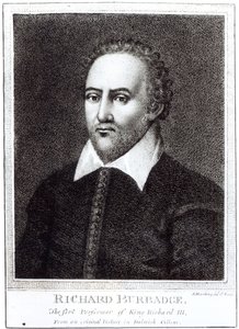 Portræt af Richard Burbaz (1573-1619) af Samuel Harding