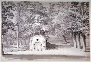 Et ishus eller kanal i Greenwich Park, London, 1772