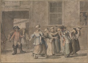 Afgang fra et fransk In: En Illustration til Sternes sentimentale rejse
