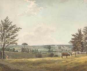 Englefield House, Berkshire af Samuel Hieronymus Grimm